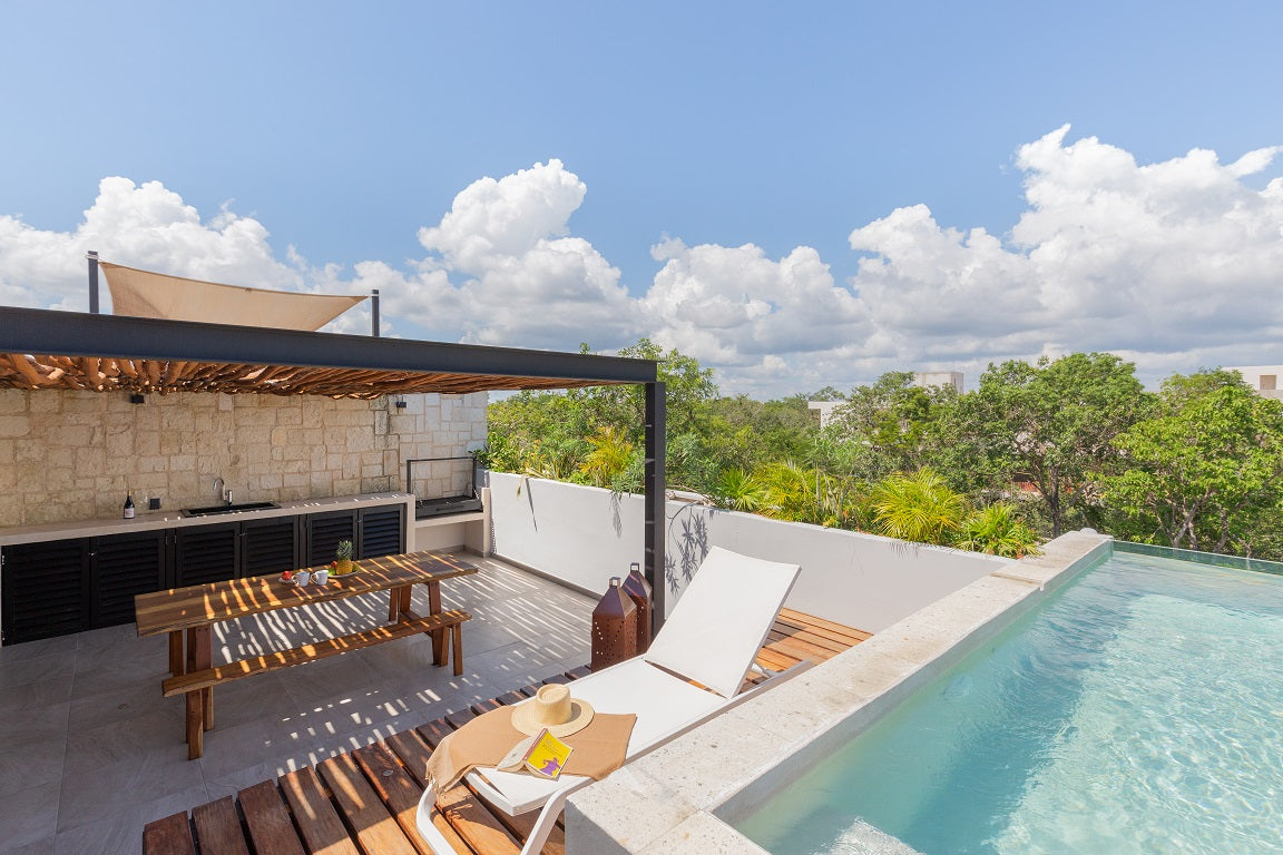 Charming Contemporary Tulum Style Penthouse